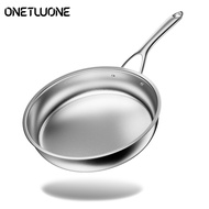 Onetwone Pure Titanium Fry Pan 26cm Uncoated Nonstick Frying Wok Steak Frying Pan Omelette Pan Chinese Wok Kitchen Cookware Gifto