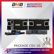 BMB PACKAGE CSV 10, BMB Karaoke System Package Consisting of Amplifier, Speaker and Wireless Microph