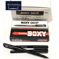 Boxy Ballpoint Pen/Ballpoint/Pen 001 Black (Pcs)