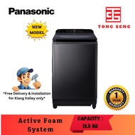 ( FREE DELIVERY & INSTALLATION KL SEL ONLY) Panasonic Top Load (13.5kg) NA-FD135X3BT