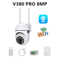 กล้องวงจรปิดไร้สาย V380 Pro wifi กล้องไร้สาย กล้องวงจรปิดกันน้ำ ทนแดด หมุนได้ 360 องศา กล้องวงจรปิด