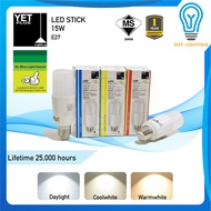 YETPLUS15W E27 LED Stick Daylight / Warmwhite / Coolwhite (Sirim Approved) | Mentol Ceiling 15w