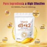 Best-selling vitamins D3+K2Capsule Vitamin D3 K2 180 Softgels Foreign Trade180Granule[YJJ]SYW