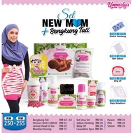 UMMIALYA Set Berpantang Ibu Bersalin | Bengkung Bersalin| Barut Ibu | Tungku Batu Sungai | Mandian H