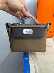 只有一個‼️Hermes 2424 mini 大象灰併錫器灰