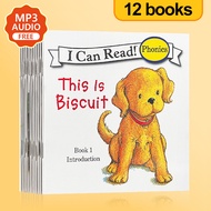 หนังสือ 12 Books I Can Read Biscuit Series Phonics English Picture Book Children English Story Books for Kids Set Books In English for Kids Learn To Read English Education Book  หนังสือนิทาน หนังสือภาษาอังกฤษหัด หนังสือเด็ก