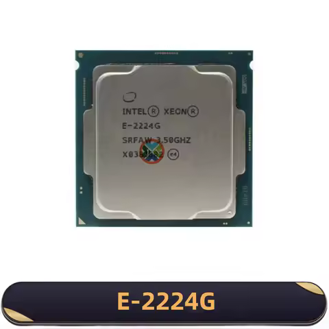 E-2224G Xeon E 2224G 3.5GHz 8MB 71W 4 Cores 4 Thread CPU FCLGA1151 for Server Motherboard C240