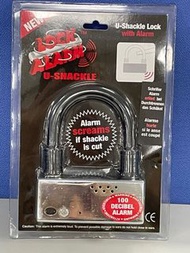 PROFESSIONAL LOCK ALARM U-SHACKLE LOCK WITH ALARM *No bargaining 🙏專業高級防護U型防水警報防盗鎖頭 單車電單車車呔鎖 門鎖 鐵閘鎖 *