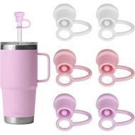 6Pcs Penutup Penyedut Minuman Boleh Laras untuk Yeti Rambler Tumbler 25oz, 26oz, 30oz, 35oz, 42oz, P