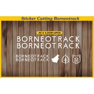 Borneotrack Fixie Bike Cutting Sticker Rim Fixie