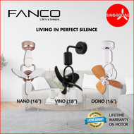 [SG Seller] New Fanco Corner Fan DONO VINO NANO Ceiling Fan or Wall Fans