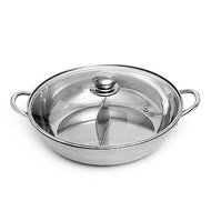[HCM]Nồi Lẩu 2 Ngăn Đa Năng Dùng Được Các Loại Bếp 26cm / Nồi lẩu inox 2 ngăn cao cấp tiện dụng làm 