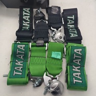 SPARCO TAKATA BELT 3' INCH 4 POINT RACING HARNESS / SEAT BELT QUICK RELEASE NORMAL BELT BUCKLE