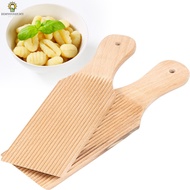 2 Pcs Wooden Gnocchi Board Butter Paddles 9.1 x 2.8 Inches Spaghetti Macaroni Pasta Board Practical 