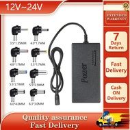 ใหม่ 12V ~ 24V 96W Universal ปรับโวลต์แล็ปท็อป AC มัลติฟังก์ชั่น Power Adapter charge