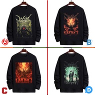 Jasad Band Crewneck Sweater, Comfortable, Cool Cotton Fleece Material