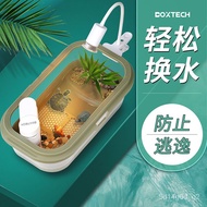 superior productsEscape-Proof Turtle Jar Provided with Balcony Double-Layer Villa Feeding Box Household Luxury Large Wat