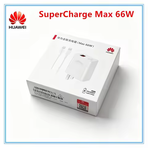 Original HUAWEI SuperCharge Max 66W With 6A USB Type-C Cable For Huawei Mate 40 Pro Mate 40 RS Mate 