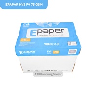 HVS E-paper 500 Sheets F4 Photocopy Print paper 75 Grams 500 Sheets - 1 RIM - SHESB