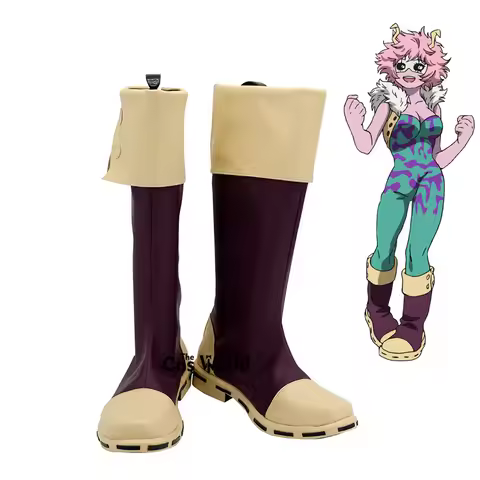 MHA Pinky Mina Ashido Anime Customize Cosplay Shoes Boots