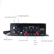 Ak380 800W 12V Power Amplifier Bluetooth Stereo Home Car BASS Audio Amp Music Player Car Speaker Class D FM USB/SD Replacement Spare Parts