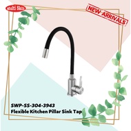 *New Arrival* Saniware Flexible Kitchen Pillar Sink Tap SWP-SS-304-3943