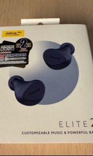 全新 jabra elite 2 藍色 無線耳機 earphone  有保養