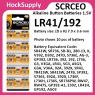 [10pcs] SCRCEO LR41 192 AG3 392 Alkaline Button Battery 1.5V