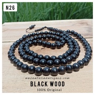 HITAM KAYU Black Wood Tasbih Ebony Tasbih Blackwood Tasbih