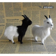 ⭐⭐Simulation Goat Aries Black Sheep View Christmas Gifts Christmas Tree Decoration Pendant Little La