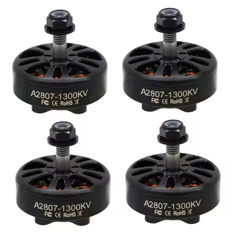 4PCS Uangel A2807 2807 1700KV 4S 1500KV 1300KV 6S Brushless Motor for FPV Freestyle 7inch Long Range