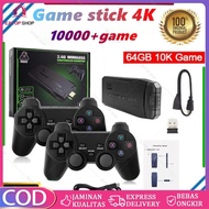 Game Stick 4K Ps 2 Full Game + Stick 2 Console Wireless Gamepad 128GB/64GB/32GB HDMI TV Retro Video 