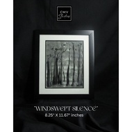 Watercolor Artwork Wall Decor WAT 82 /WINDSWEPT SILENCE 8.25" X 11.67" inches