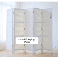 Minimalist Rattan Room Divider Screen Room Divider Partition