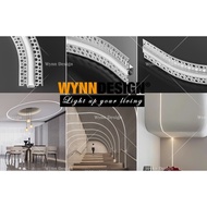 Wynn Design [3meter] Flexible Aluminium Profile Fitting with Silicone Cover Soft Line Aluminium Prof