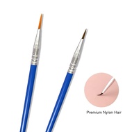 (SKR) Kuas Lukis Cat Air Cet Minyak Akrilik Brush Flat Round Kecil Paint Brash Painting By Numbers A