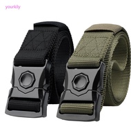 Cobra Tactical Belt Men's Imitation Nylon Casual Belt Alloy Buckle Outdoor Belt