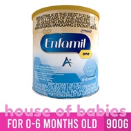 Enfamil A+ One Lactose Free 0-6 Months 900g for the Dietary Management of Lactose Intolerance