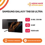Tablet Samsung Galaxy Tab S8 Ultra 5G 12/256GB - Graphite Garansi Resmi Indonesia