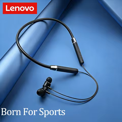 Lenovo HE05X Bluetooth Earphones Earphone Waterproof Earplugs HIFI Sound Magnetic Neckband Headset S
