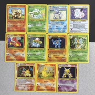 Keeppley | 1996 First Generation Pokemon Trading Cards - Rare Edition with Charizard Pikachu Mewtwo