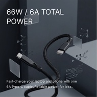 USB Type C to Type C Fast Charging Data Cable 6A 66W - KD66