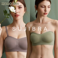 MOMO Japan SUJI 7.0 Detachable Shoulder Strap Bra Strapless Invisible Women Seamless Underwear