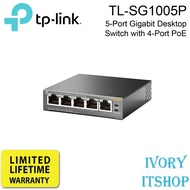 TP-Link TL-SG1005P 5-Port Gigabit Desktop Switch with 4-Port PoE