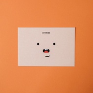 Letter Box - Cute Face Greeting Card / Greeting Card