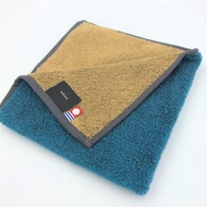 Imabari Towel, Hand Towel, Japanese Traditional, 34cm x 35cm, Blue, Storeroom Color x Raw Wall Color