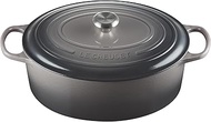 Le Creuset Enameled Cast Iron Signature Oval Dutch Oven, 9.5 qt., Oyster