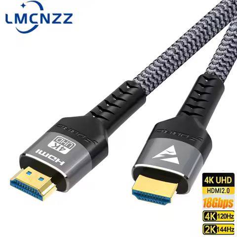 4K HDMI Cable 2.0 4K@120Hz 60Hz High Speed Adapter For RTX 3080 eARC HDR Video Cable PC HDMI-Compati