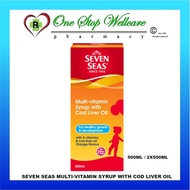 SEVEN SEAS MULTI-VITAMIN SYRUP WITH COD LIVER OIL 500ML / 2X500ML (EXP:01/2026)