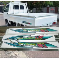 Futura 1.5 Super Cargo Euro Carry pick up Body List Sticker